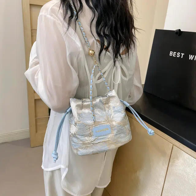 捷朗仕 新中式国风刺绣 布 斜挎包 小号 女款 多色