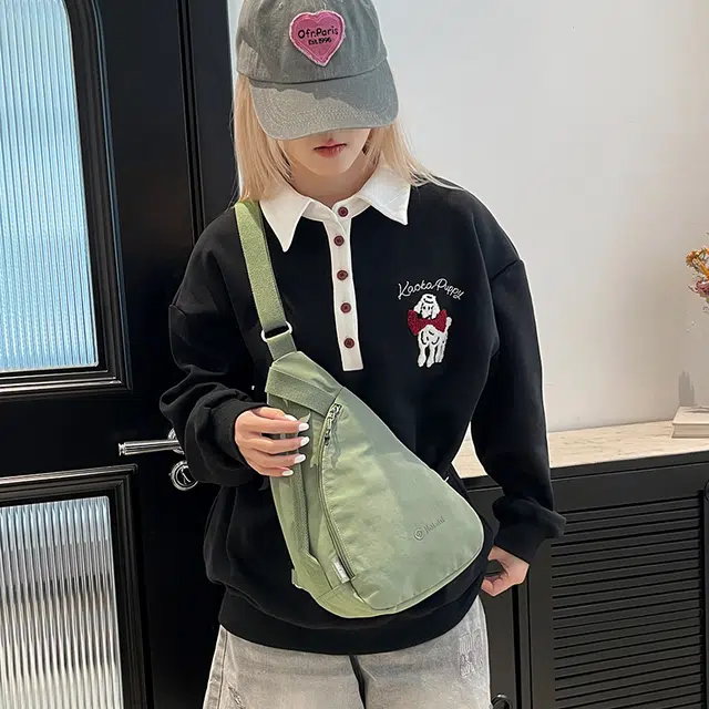 捷朗仕 多功能运动出行百搭 尼龙布 胸包 男女同款情侣款 多色