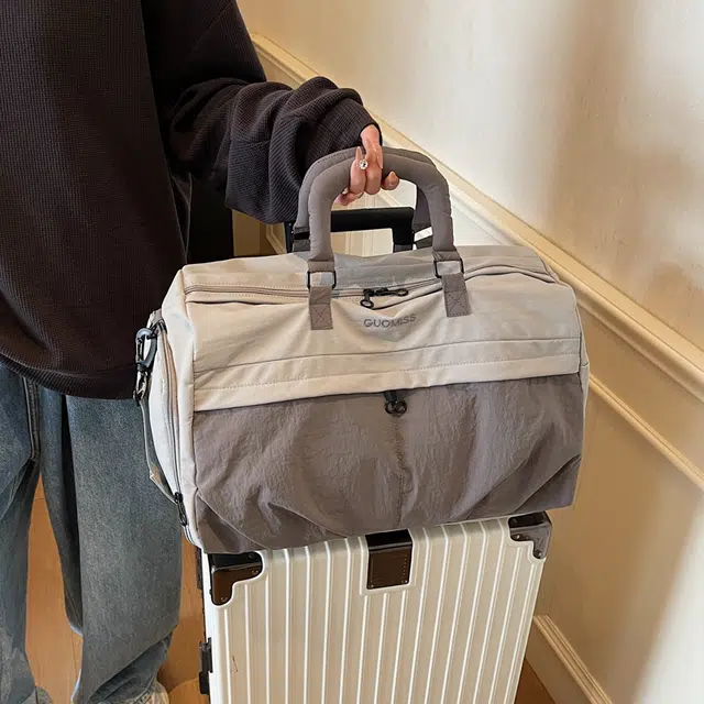 捷朗仕 手提大容量时尚短途行李包旅游轻便 布 旅行包 男女同款情侣款 多色