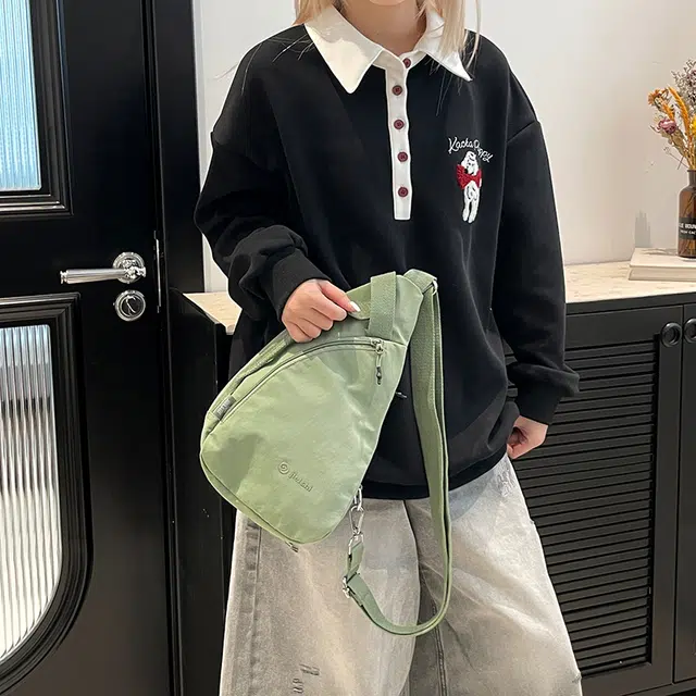 捷朗仕 多功能运动出行百搭 尼龙布 胸包 男女同款情侣款 多色
