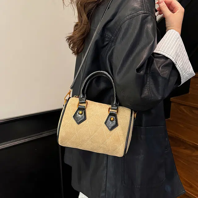 捷朗仕 百搭日常通勤 麂皮绒 手提包 常规 女款 多色