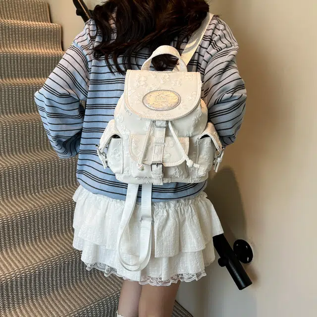 捷朗仕 百搭时尚潮流 尼龙布 双肩包 常规 女款 多色