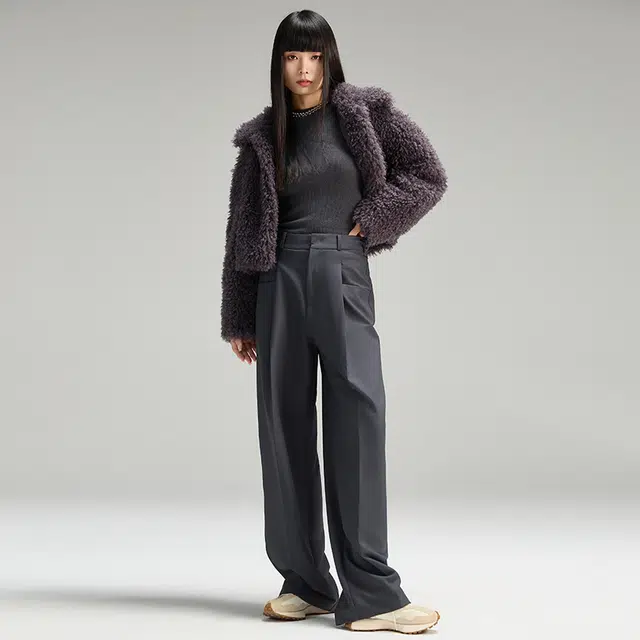 美力城 洋气环保毛加厚保暖皮草 女款 驼色