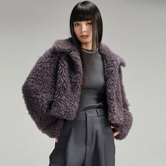 美力城 洋气环保毛加厚保暖皮草 女款 驼色