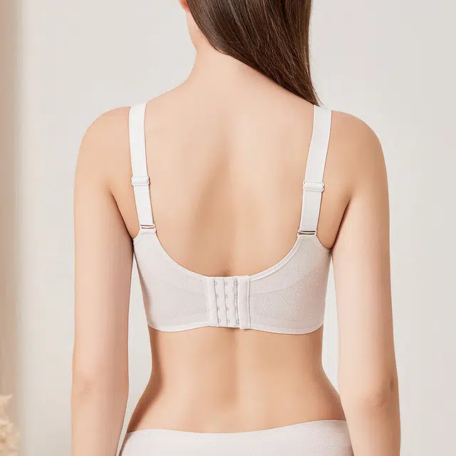顶瓜瓜 大码内衣显胸小聚拢薄款无钢圈胸罩防下垂收副乳文胸 女款