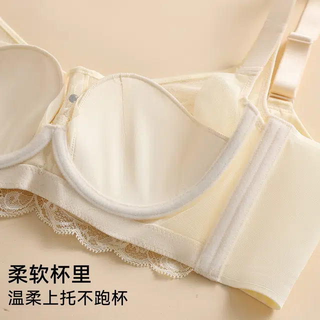欧迪芬 小胸显大聚拢上托收副乳防下垂透气亲肤文胸 女款