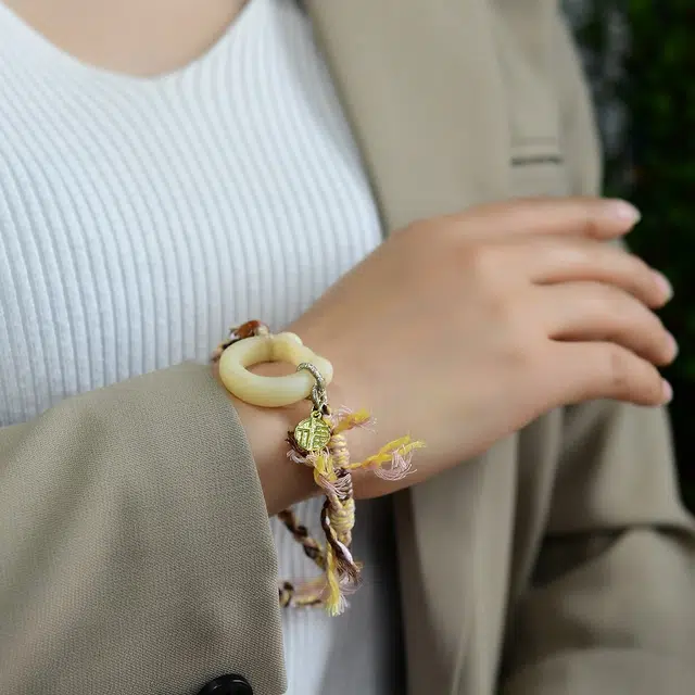 谧月珠宝 新中式手工 异域民族风 复古国潮设计感 合金 手链 男女同款情侣款