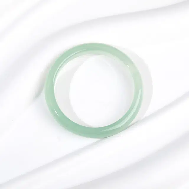 谧月珠宝 美人圆条复古温柔典雅年轻显白 新中式国潮国风 玛瑙 玉石手镯 女款