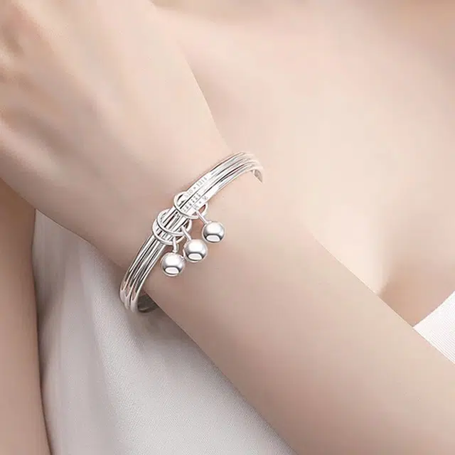 谧月珠宝 新中式国风三生三世系列  浪漫轻奢显年轻高级小众 日常通勤时尚 合金 手镯 男女同款情侣款