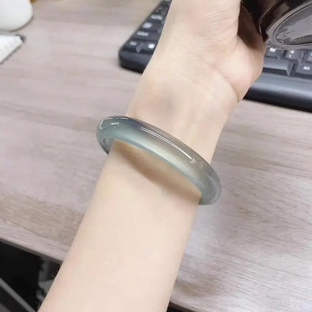 谧月珠宝 库里蓝 新中式国潮复古风 玛瑙 手镯 女款