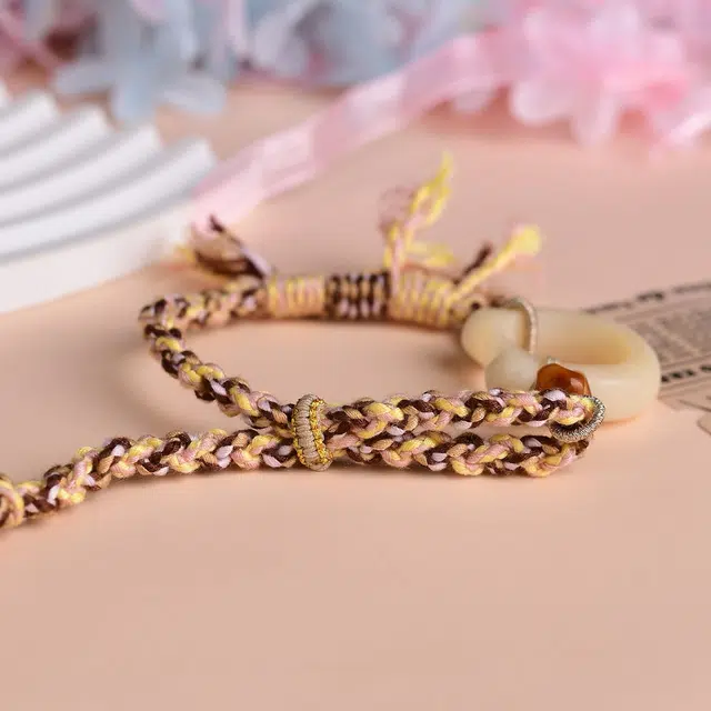 谧月珠宝 新中式手工 异域民族风 复古国潮设计感 合金 手链 男女同款情侣款