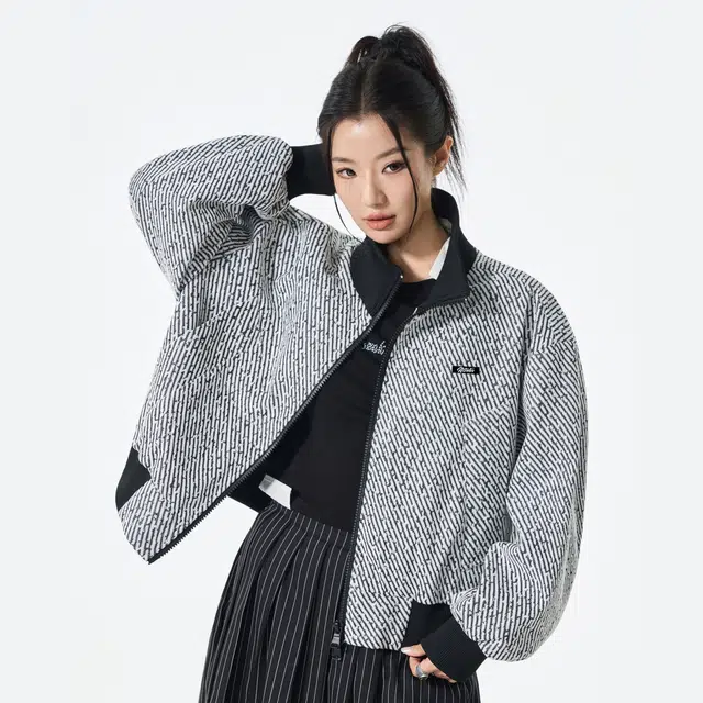 徐太浪 美式复古条纹高级感秋季宽松休闲痞帅外套夹克 男女同款