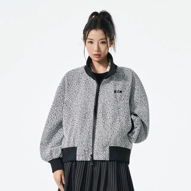 徐太浪 美式复古条纹高级感秋季宽松休闲痞帅外套夹克 男女同款