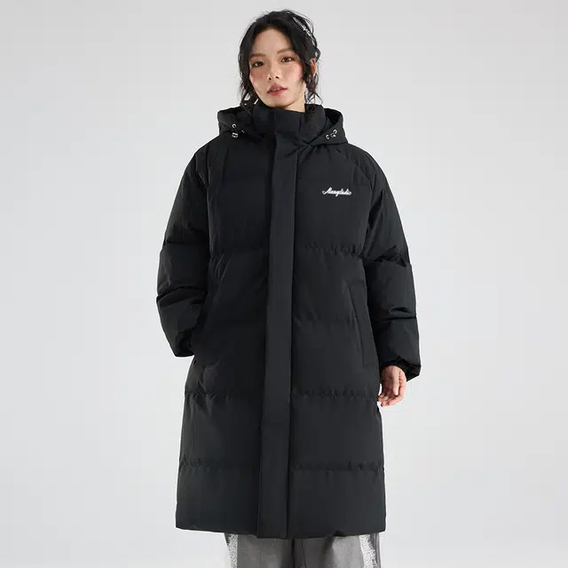 徐太浪 中长款冬季连帽加厚保暖情侣棉衣冬装外套棉服 男女同款