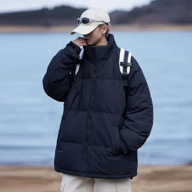 八哥 潮流宽松休闲保暖羽绒服 男女同款