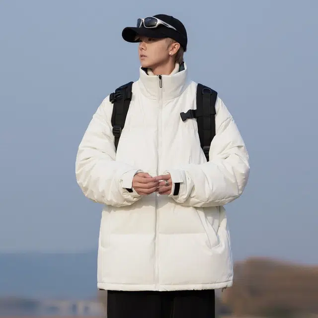 八哥 潮流宽松休闲保暖羽绒服 男女同款