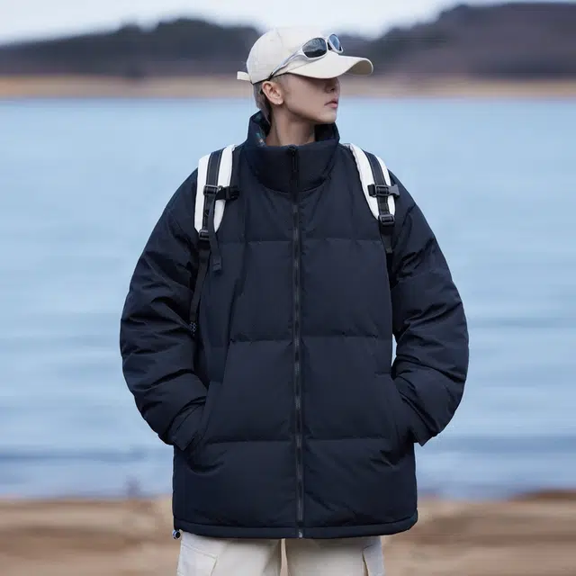 八哥 潮流宽松休闲保暖羽绒服 男女同款