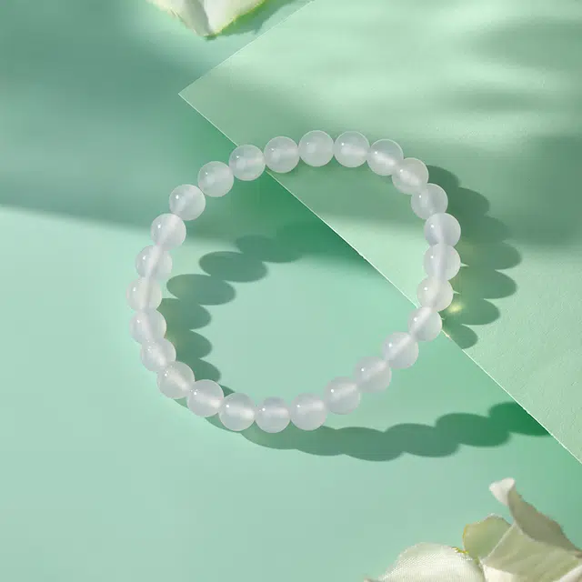 情思意 简约百搭 玉髓 玉石手串 男女同款情侣款