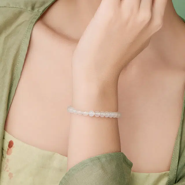 情思意 简约百搭 玉髓 玉石手串 男女同款情侣款