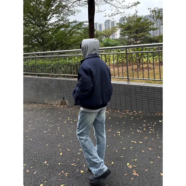 悍戈 美式复古宽松休闲翻领飞行外套男春夏季潮牌痞帅高级感夹克 男女同款