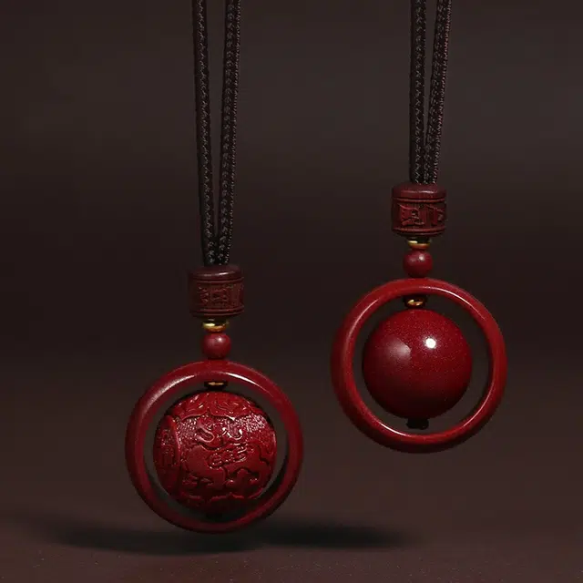 媚之吻 转运珠 时来运转 招财进宝 貔貅 再造辰砂朱砂 项链 男女同款情侣款