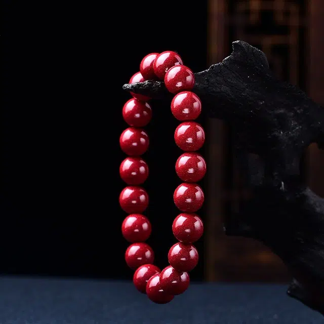 媚之吻 本命年护身符 再造辰砂朱砂 手串 男女同款情侣款