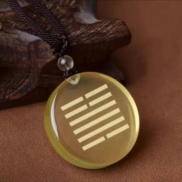 媚之吻 风雷益雷风恒巽为风坤为地乾为天 五行八卦护身符吊坠 水晶 项链 男女同款情侣款