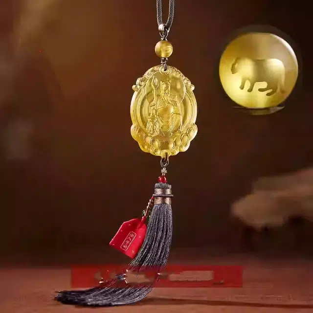 媚之吻 吴遂护岁车挂蛇年车载后视镜吉祥礼挂饰 琉璃 吊坠 男女同款情侣款