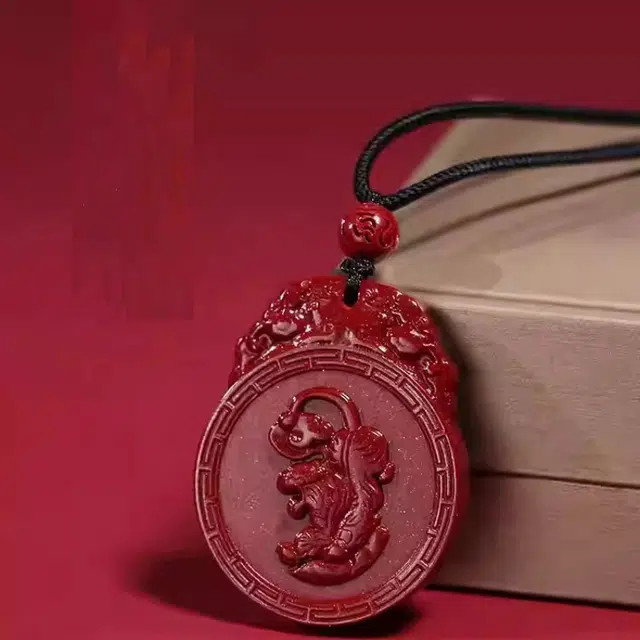 媚之吻 十二生肖普贤菩萨大势至菩萨#好运 朱砂 项链 男女同款情侣款