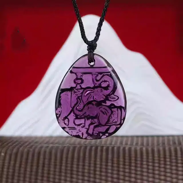 媚之吻 集雅轩宋韶光大师吉祥物 琉璃 项链 男女同款情侣款