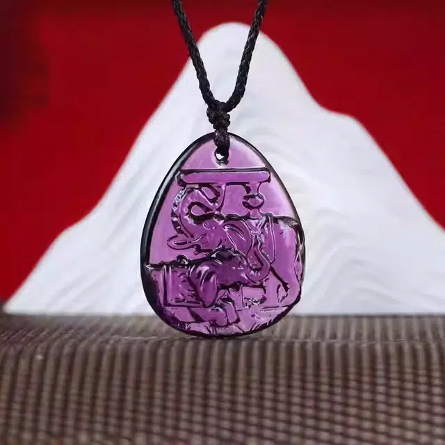 媚之吻 集雅轩宋韶光大师吉祥物 琉璃 项链 男女同款情侣款