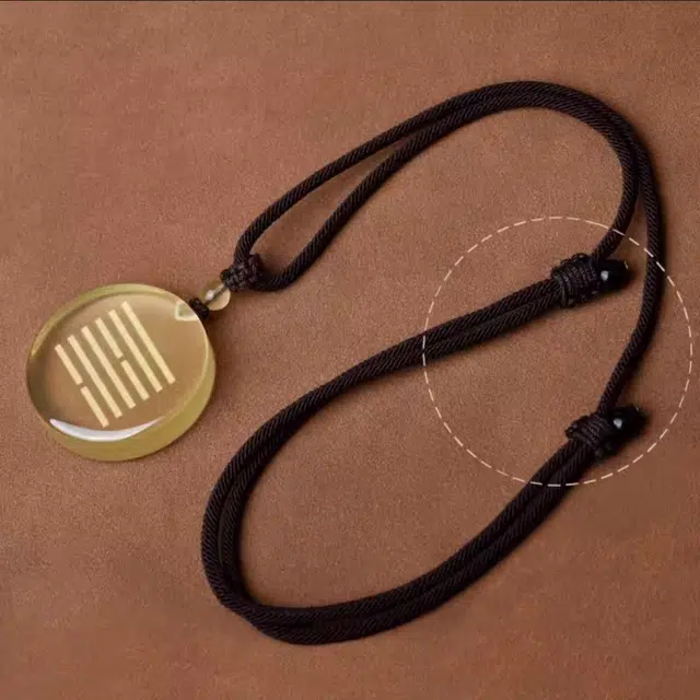 媚之吻 风雷益雷风恒巽为风坤为地乾为天 五行八卦护身符吊坠 水晶 项链 男女同款情侣款