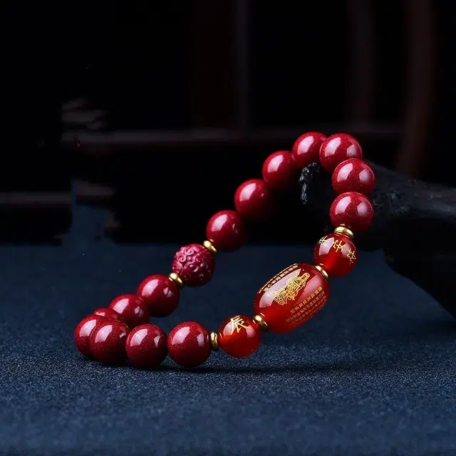 媚之吻 本命年护身符十二生肖 朱砂 手串 男女同款情侣款