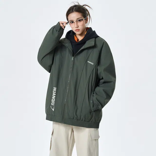 HUANQIU Classic Zip-Up Jacket