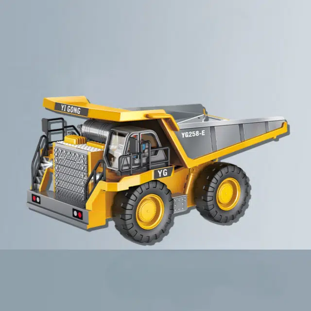 欧洛伊 工程车 挖掘机推土机 自卸车挖机 合金 遥控玩具