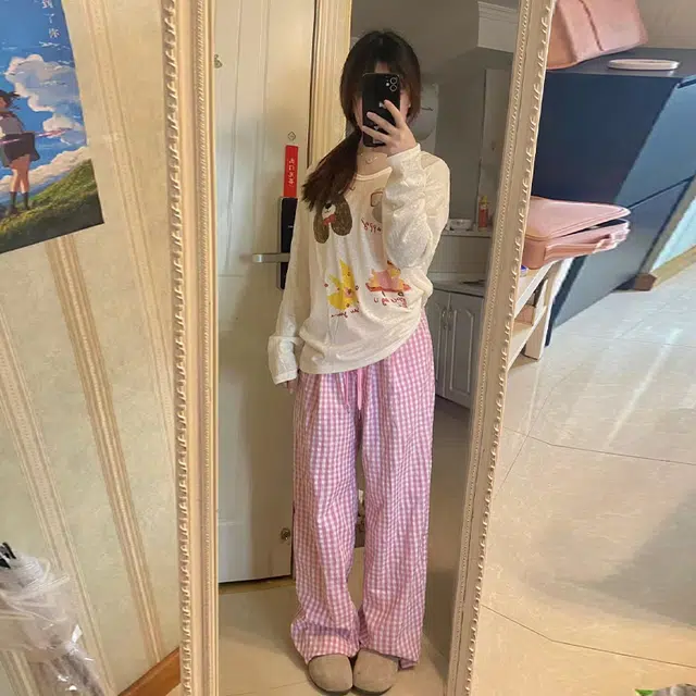 依钗 可爱狗狗风慵懒舒适百搭三件套休闲套装 女款