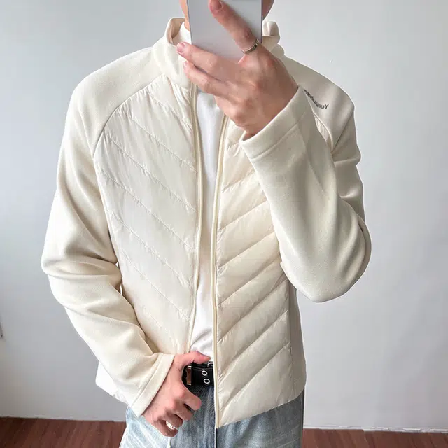 范索米 冬季休闲运动风 时尚修身羽绒轻薄保暖排骨短款健身户外外套 男女同款