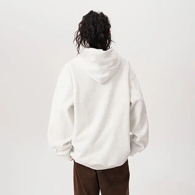 范索米 学院风卡通腊肠小狗宽松慵懒休闲连帽卫衣 男女同款