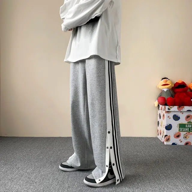 寻星记 复古高街多场景适用功能性长裤针织与常规款式的实用裤装 男女同款