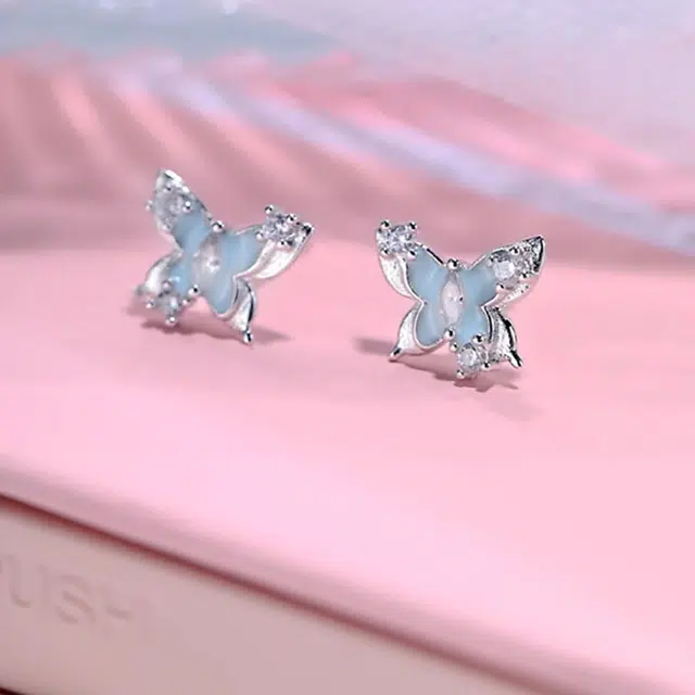 【发光&招财福蝶】 琉堇 星河极光蝴蝶闪钻夜光对戒轻奢小众高级感好运 合金 戒指 男女同款情侣款