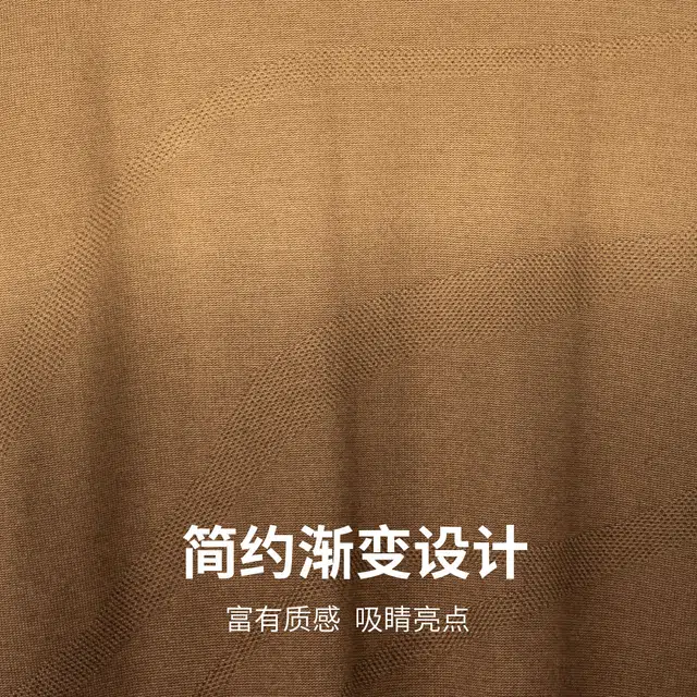 与狼共舞 时尚百搭休闲渐变保暖舒适毛衣 男款