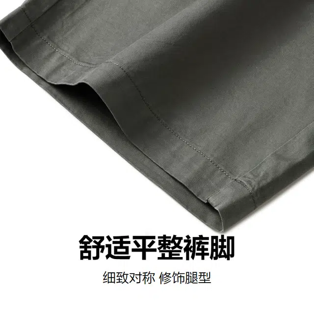与狼共舞 百搭纯色户外宽松舒适简约五分休闲短裤 男款