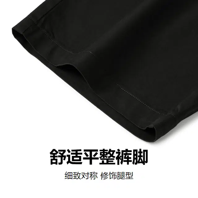 与狼共舞 百搭纯色户外宽松舒适简约五分休闲短裤 男款