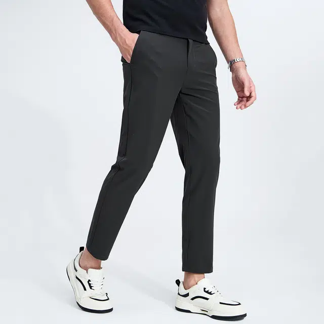 与狼共舞 舒适百搭轻薄舒适坠感透气休闲裤 男款