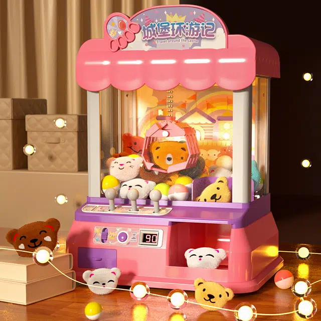 妙贝乐 娃娃机系列 计时声光娃娃机 扭蛋机 智能玩具