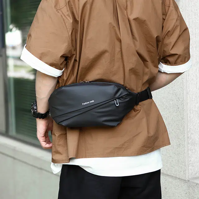 尊梵 运动休闲简约大容量单肩包 尼龙布 胸包 常规 男女同款情侣款 多色