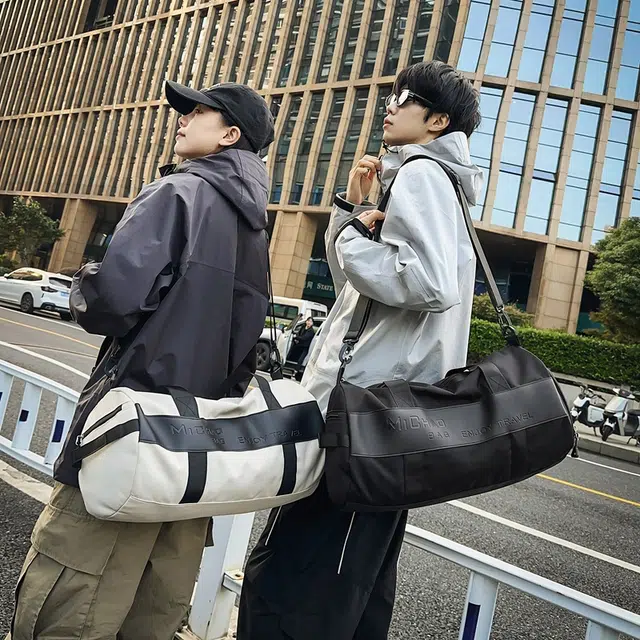 尊梵 行李训练包轻便游泳包干湿分离运动健身包 尼龙 手提斜挎旅行包 男女同款情侣款 多色