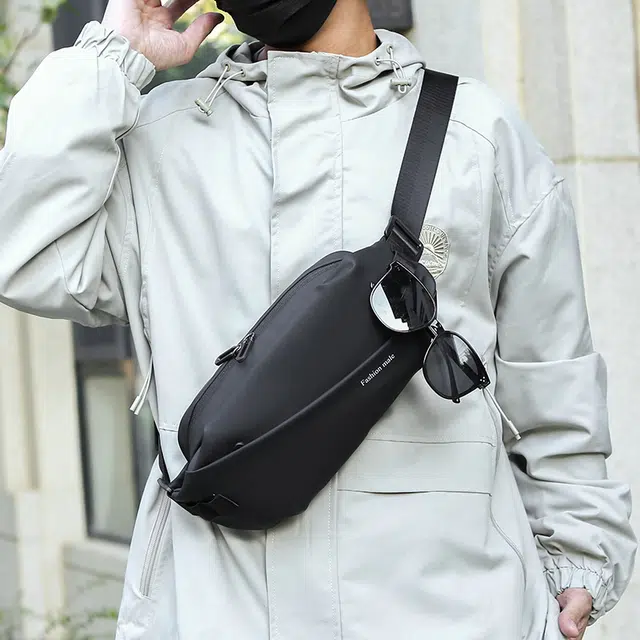 尊梵 时尚简约 尼龙布 胸包 男女同款情侣款 多色