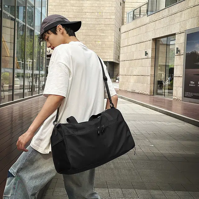 尊梵 瑜伽健身干湿分离短途行李袋出差大容量收纳运动行李包 尼龙 手提旅行包 男女同款情侣款 多色