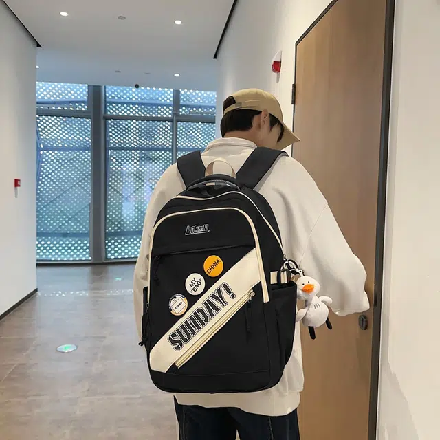 尊梵  多功能电脑背包大容量学生书包大学生电脑多口袋双肩包 尼龙 男女通用 多色